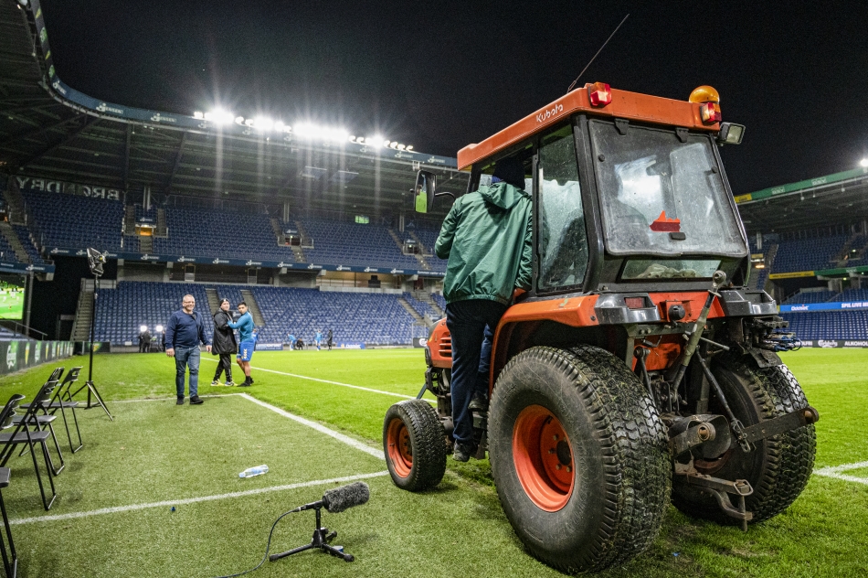 Traktor, bane, Brøndby Stadion, X, XX, XXX