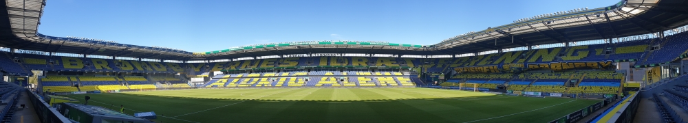 Billede af tifo før kamp mod Sønderjyske