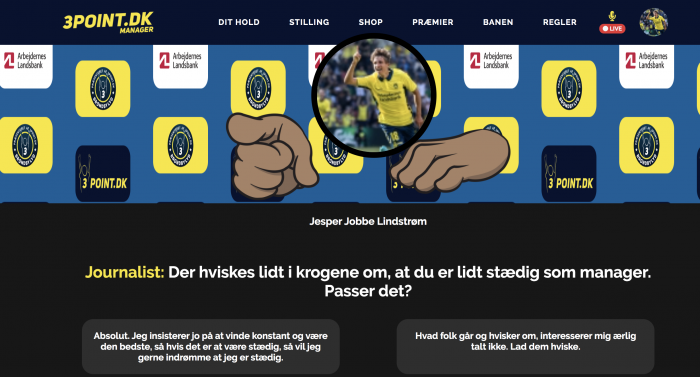 Manager pressemøde